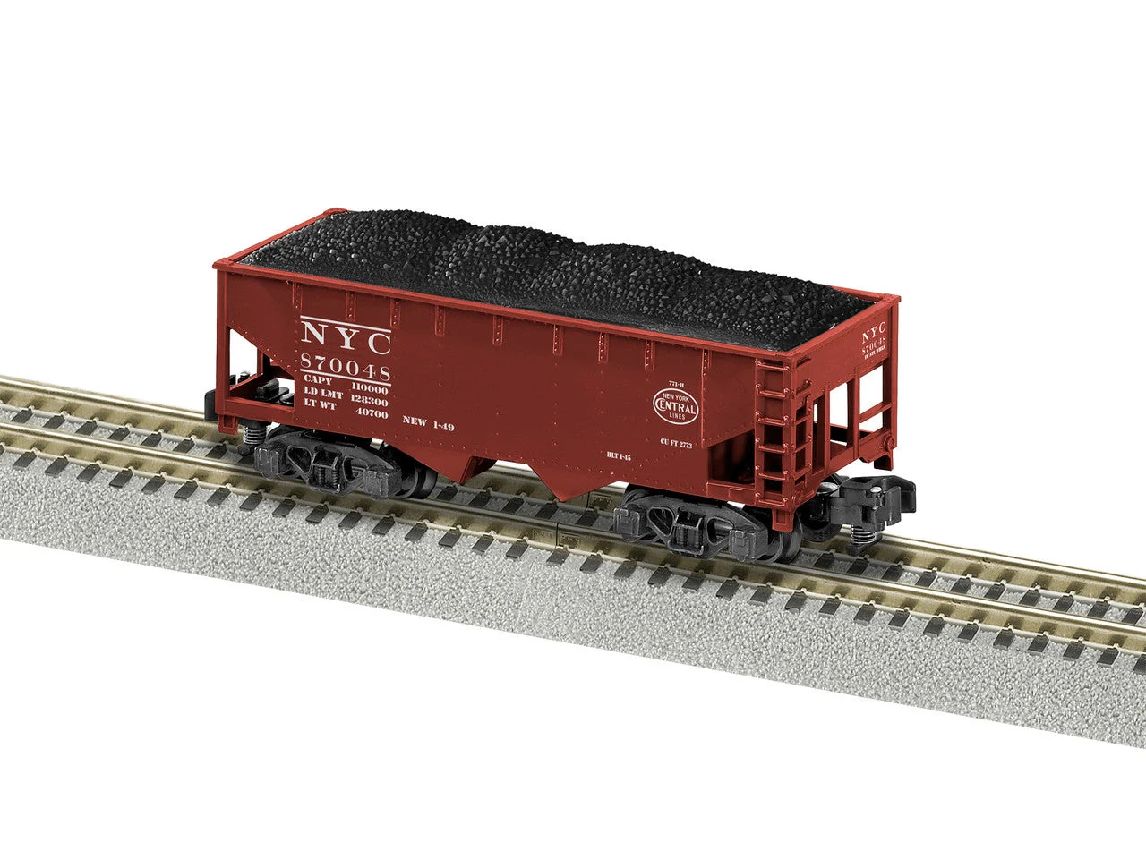 Lionel S Scale New York Central 2-Bay Hopper #870048 - 44100