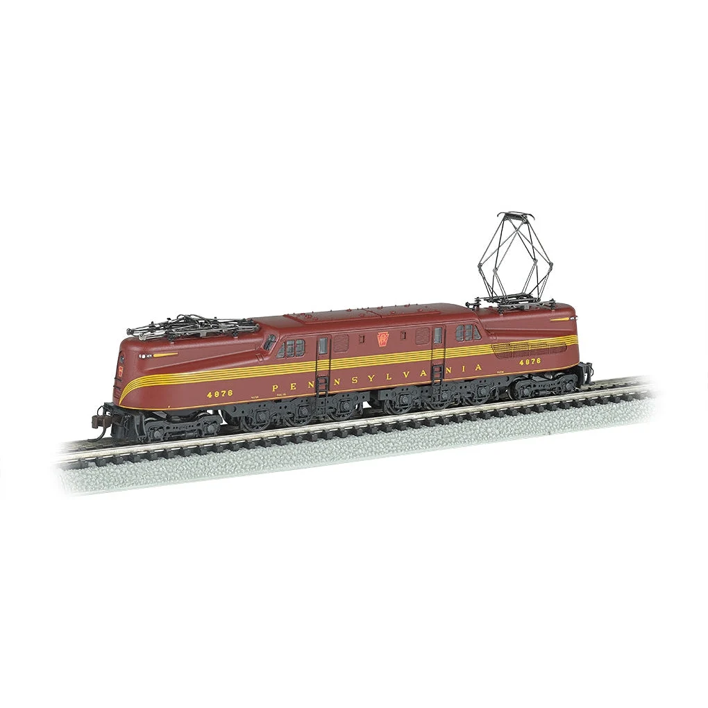 Bachmann N Scale GG-1 PRR #4876/red 5-stripe/DCC Ready - BAC65252