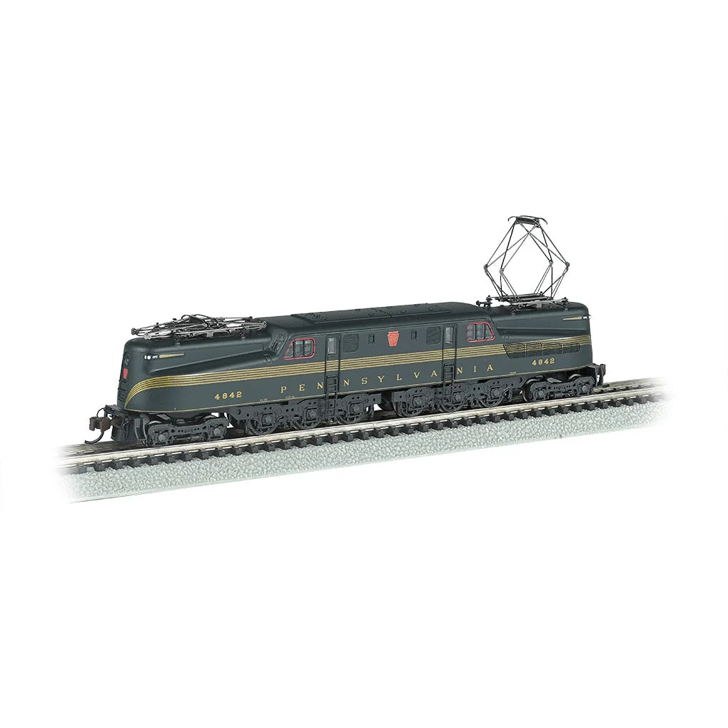Bachmann N Scale GG-1 PRR #4842/grn 5-Stripe/DCC Ready - BAC65253