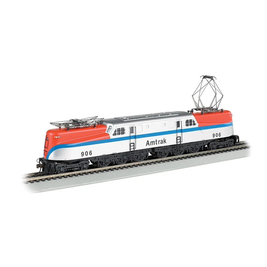 Bachmann HO Scale GG-1 Amtrak #906/sil&red/DCC Sound - BAC65306