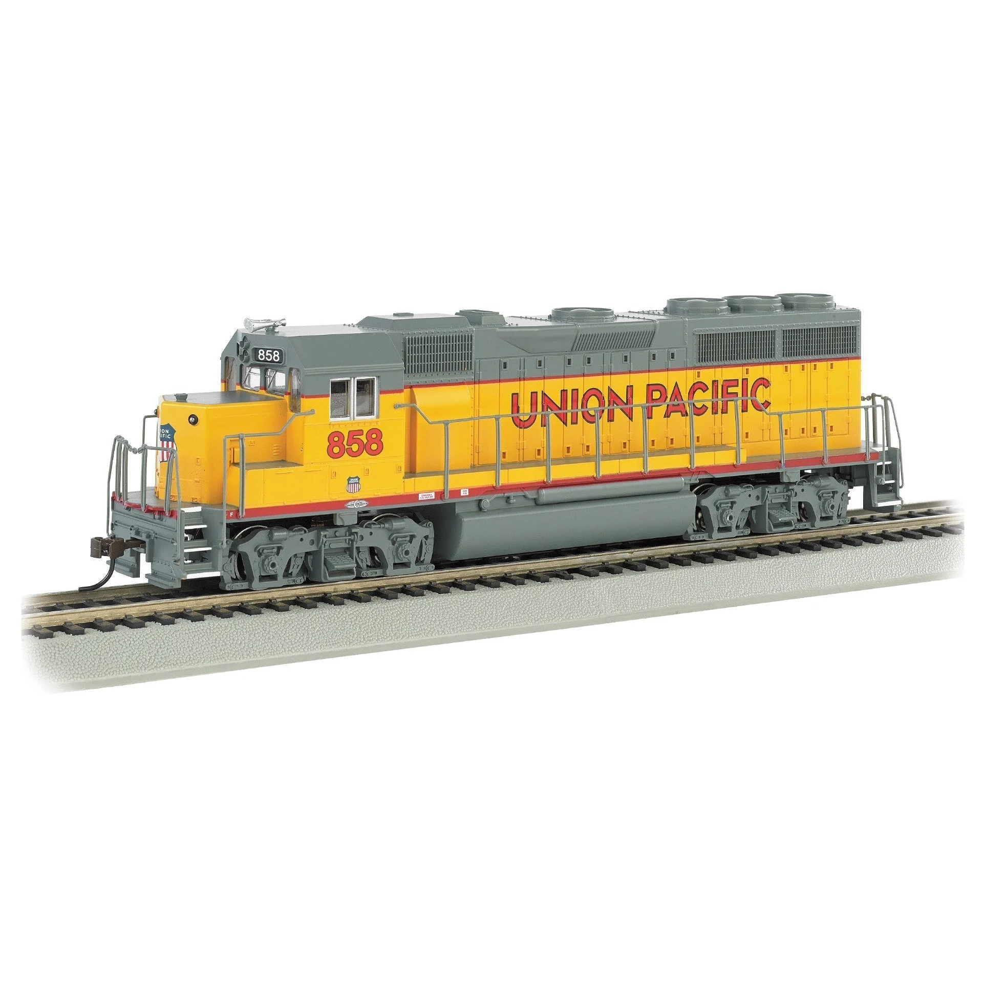Bachmann HO Scale GP40 Diesel UP #858/DCC Sound - BAC66306