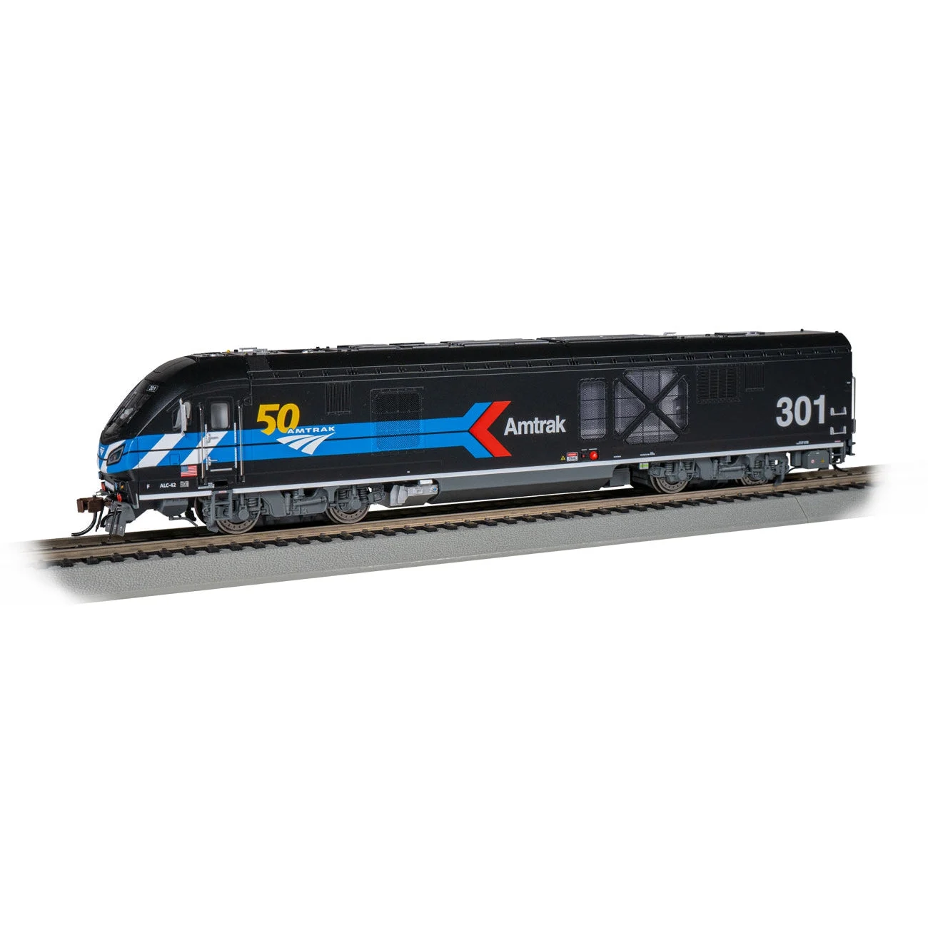 Bachmann HO Scale Amtrak Day 1 #301 ALC-42 Charger Diesel Electric DCC WOWS - BAC68303