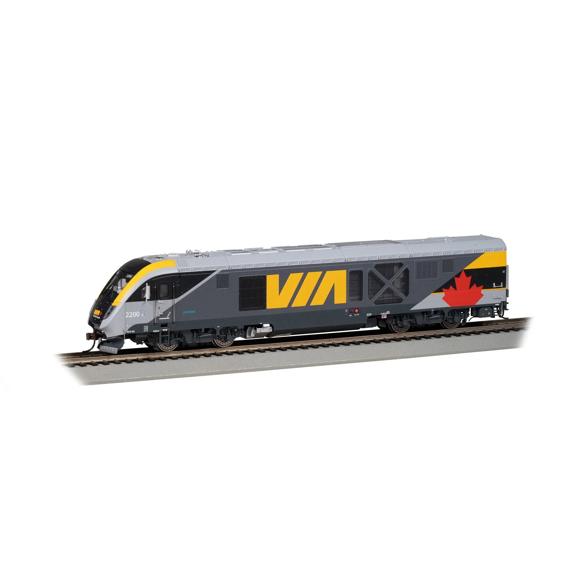 Bachmann HO Scale Via Rail Canada Siemens SCV-42 Charger Locomotive - BAC69001