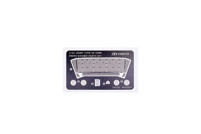 Tamiya 1/35 Jgsdf Type90 Tank Etched Set - 35278
