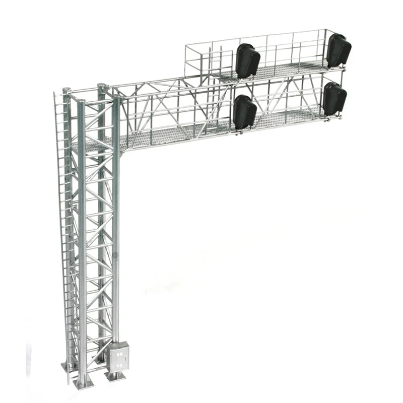 Atlas HO Scale Signal Modern Cantilever Bridge (2 Track 4 Head Left) Operating Signal - 70000098