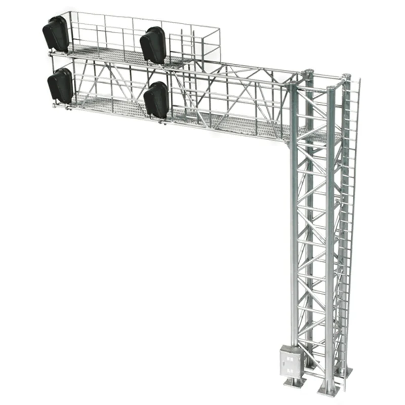 Atlas HO Scale Signal Modern Cantilever Bridge (2 Track 4 Head Right) Operating Signal - 70000099