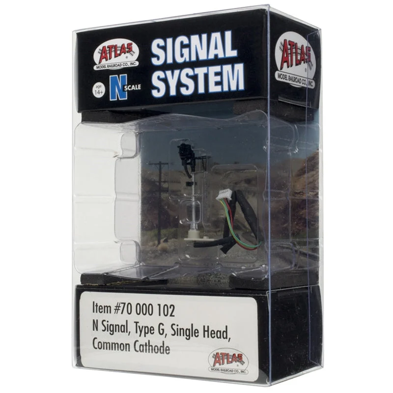 Atlas N Scale Signal Type G (Single Head) Operating Signal - 70000102