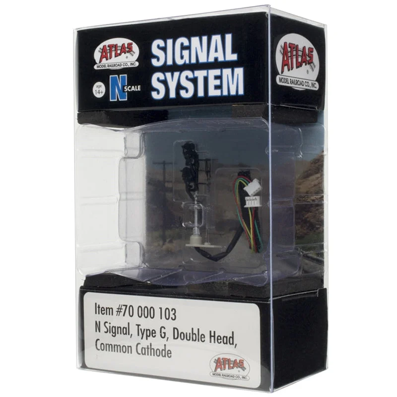 Atlas N Scale Signal Type G (Double Head) Operating Signal - 70000103