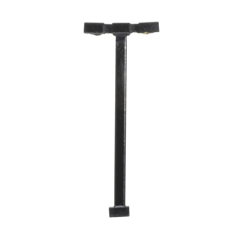Atlas N Scale Double Arm Square Light Black 15ft Cool White LED (3-pack) 70000190