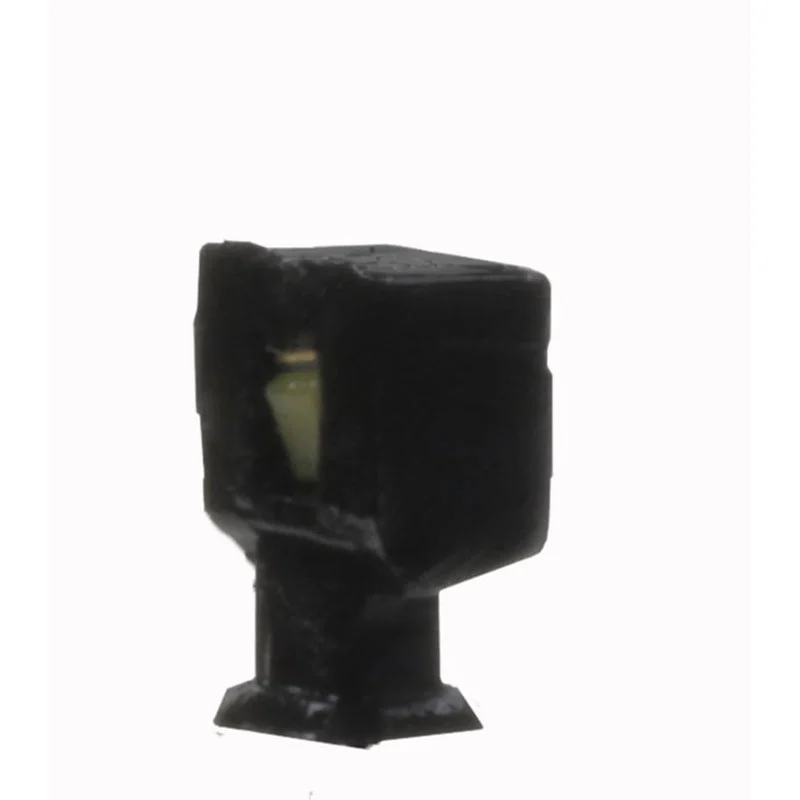Atlas N Scale Wall Mount Square Light Black Warm LED (3-pack) 70000199