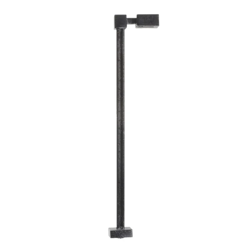 Atlas HO Scale Single Arm Square Light Black 15ft Cool White LED (3-pack) 70000204