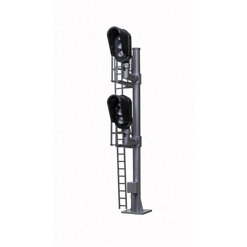 Atlas O Scale Signal Hooded Modern Double Head Left Hand Operating Signal - 70000240