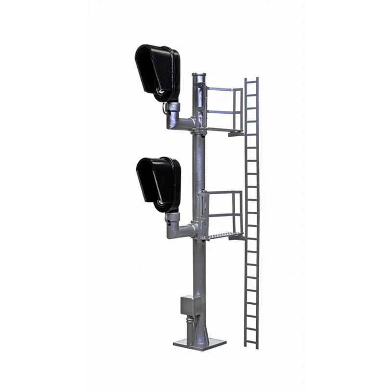 Atlas O Scale Signal Hooded Modern Double Head Right Hand Operating Signal - 70000241