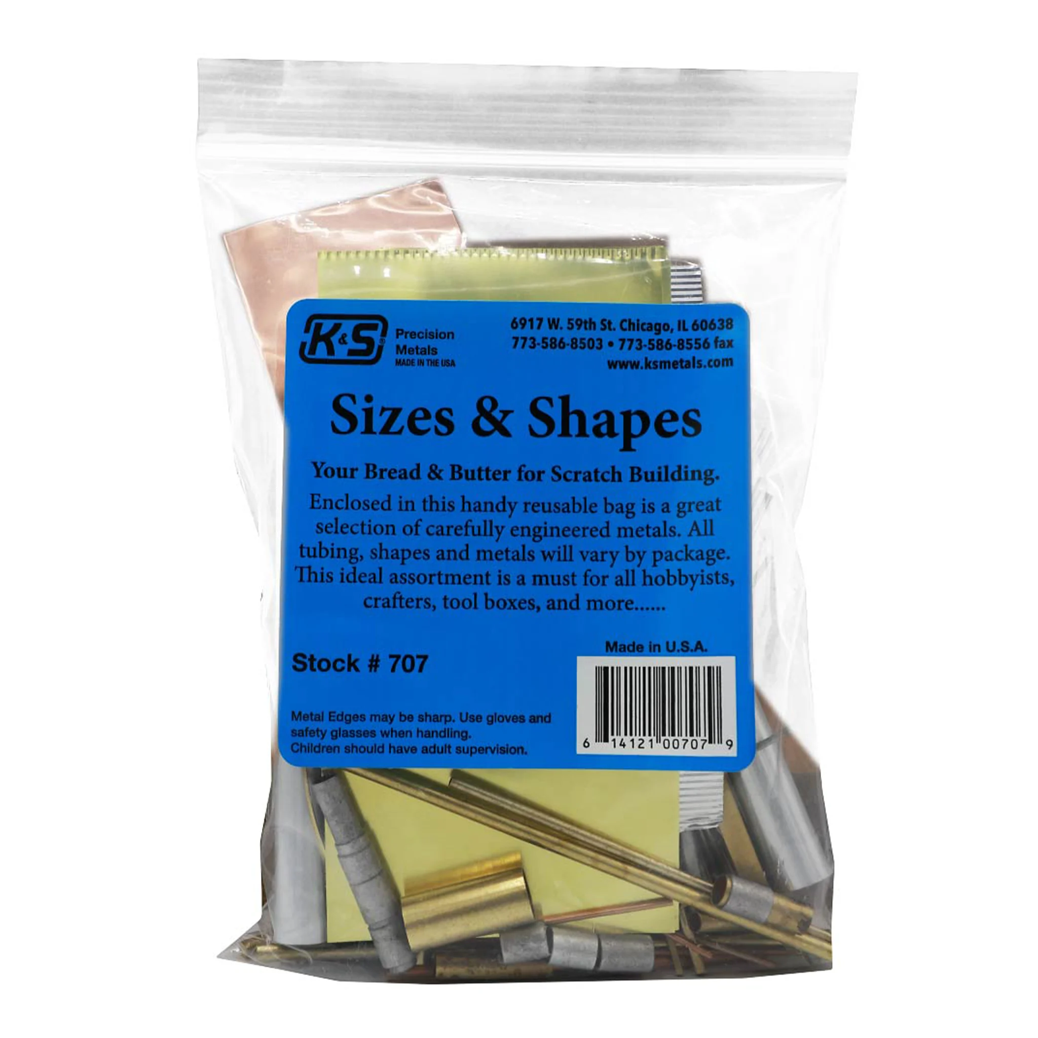 Bag O' Metal (1 Bag of Random Metal Pieces) - K&S