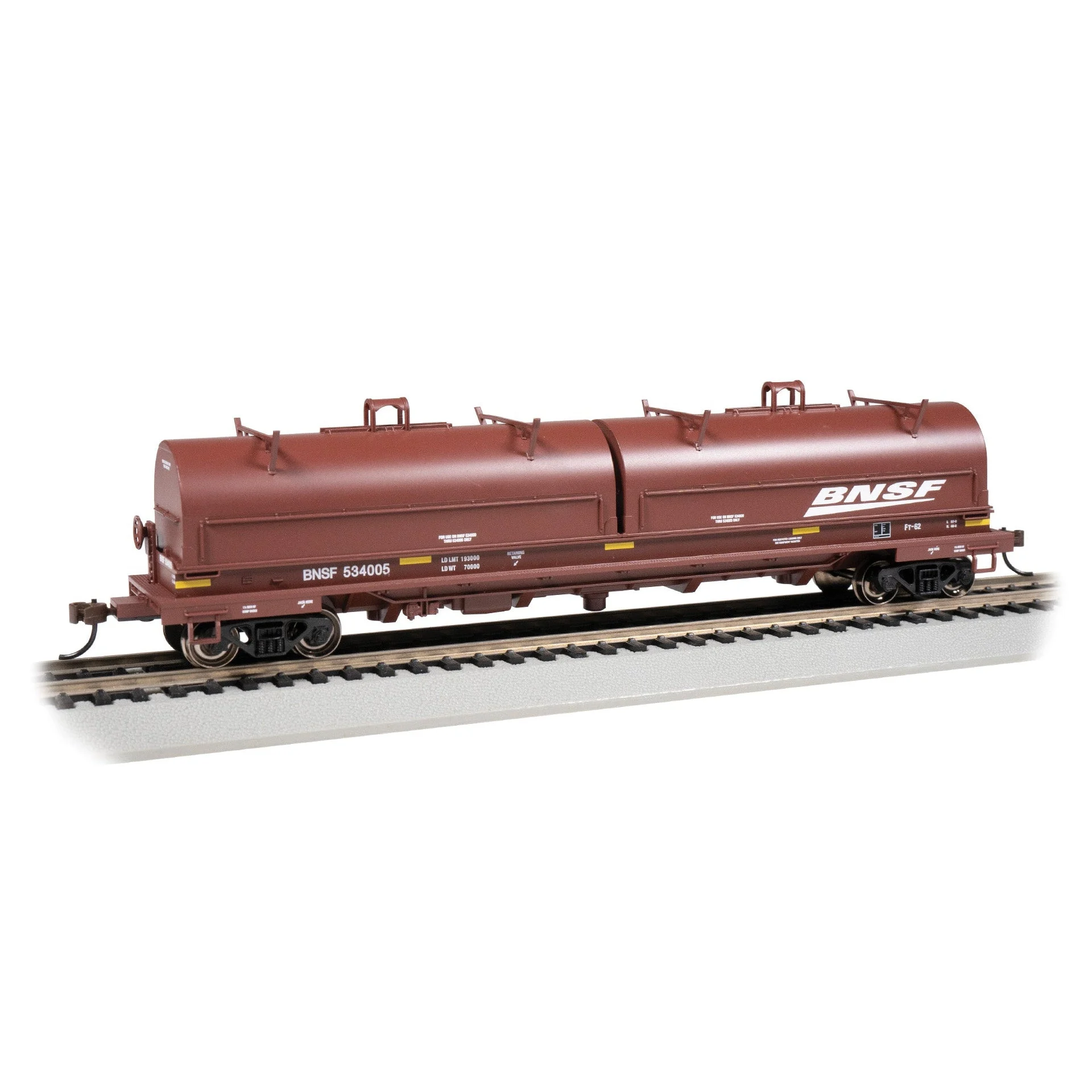 Bachmann HO Scale 55' Steel Coil Car BNSF - BAC71401