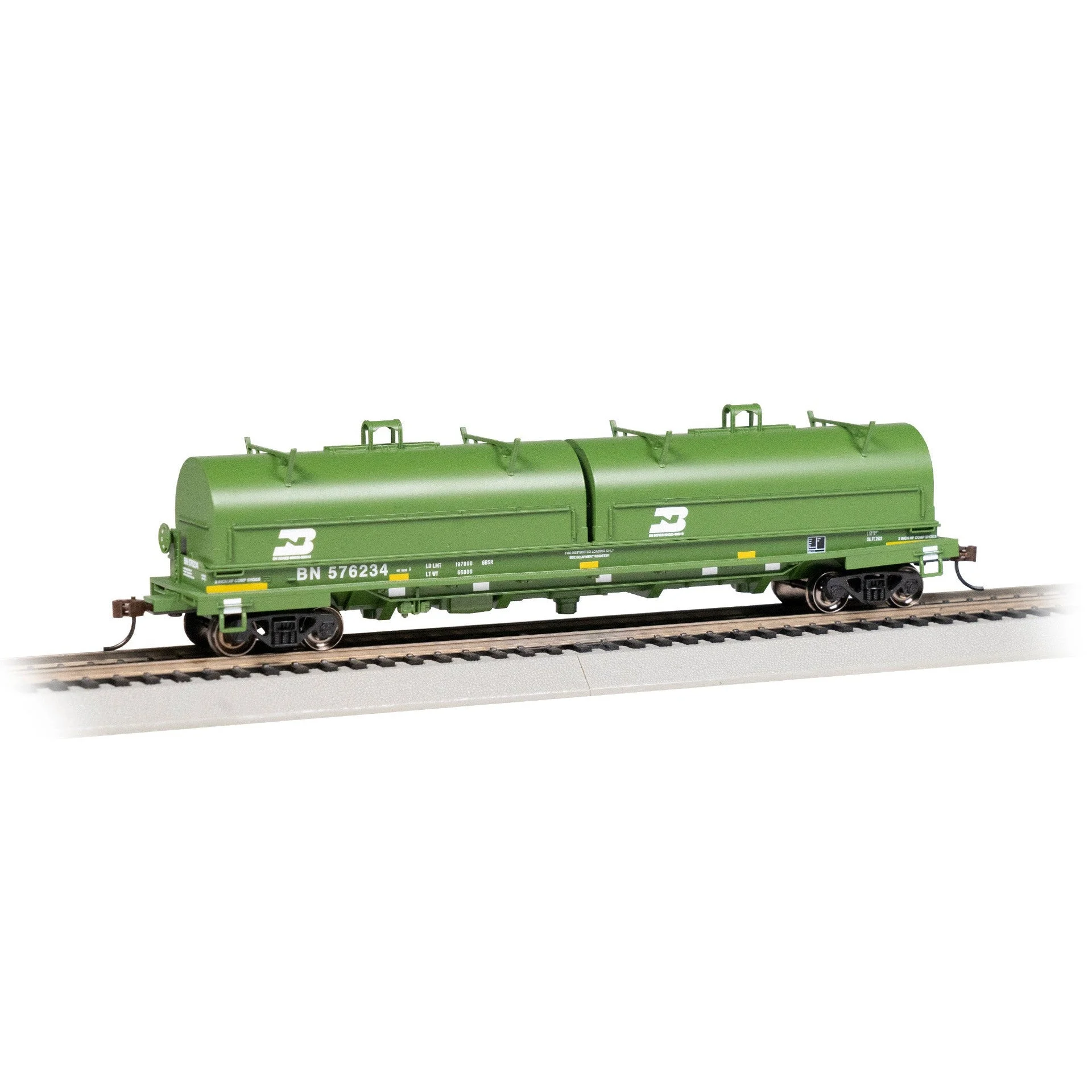 Bachmann HO Scale 55' Steel Coil Car Burlington Northern BN - BAC71406