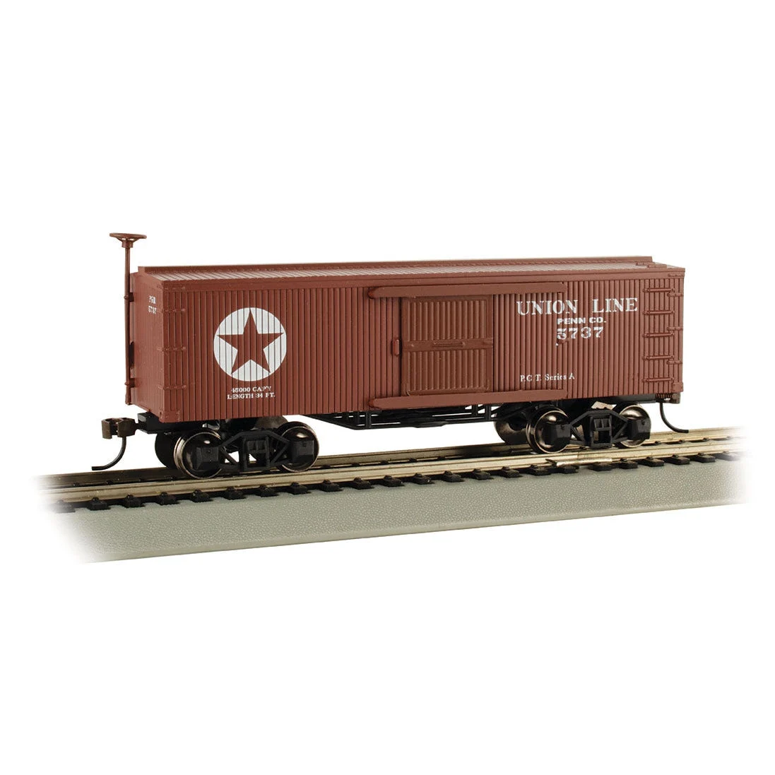 Bachmann HO Scale Old-Time Boxcar Union Line - BAC72310