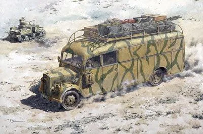 1/72 Roden Opel 3.6-47 Omnibus Staffwagen - 723