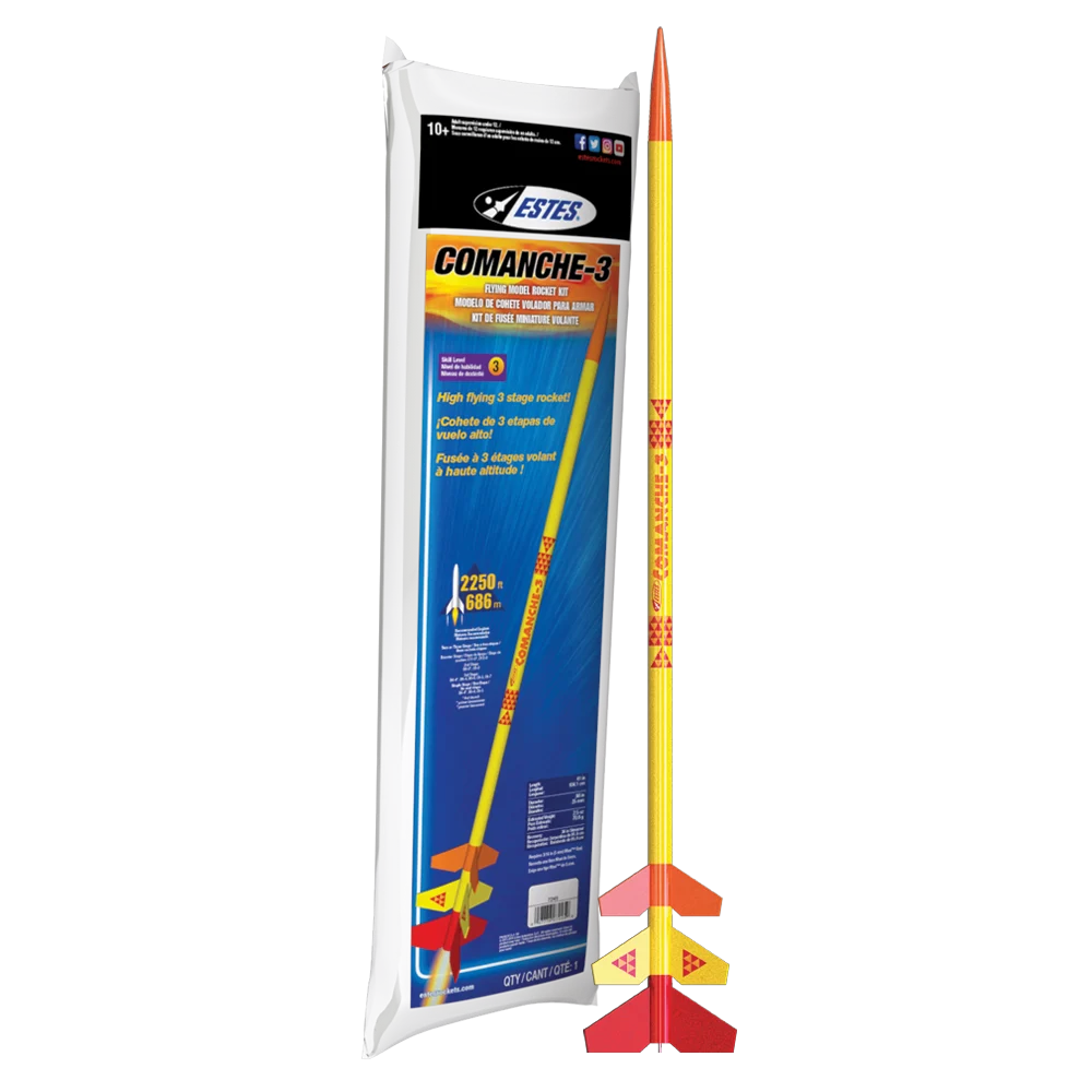 Estes Comanche-3 Rocket sk3