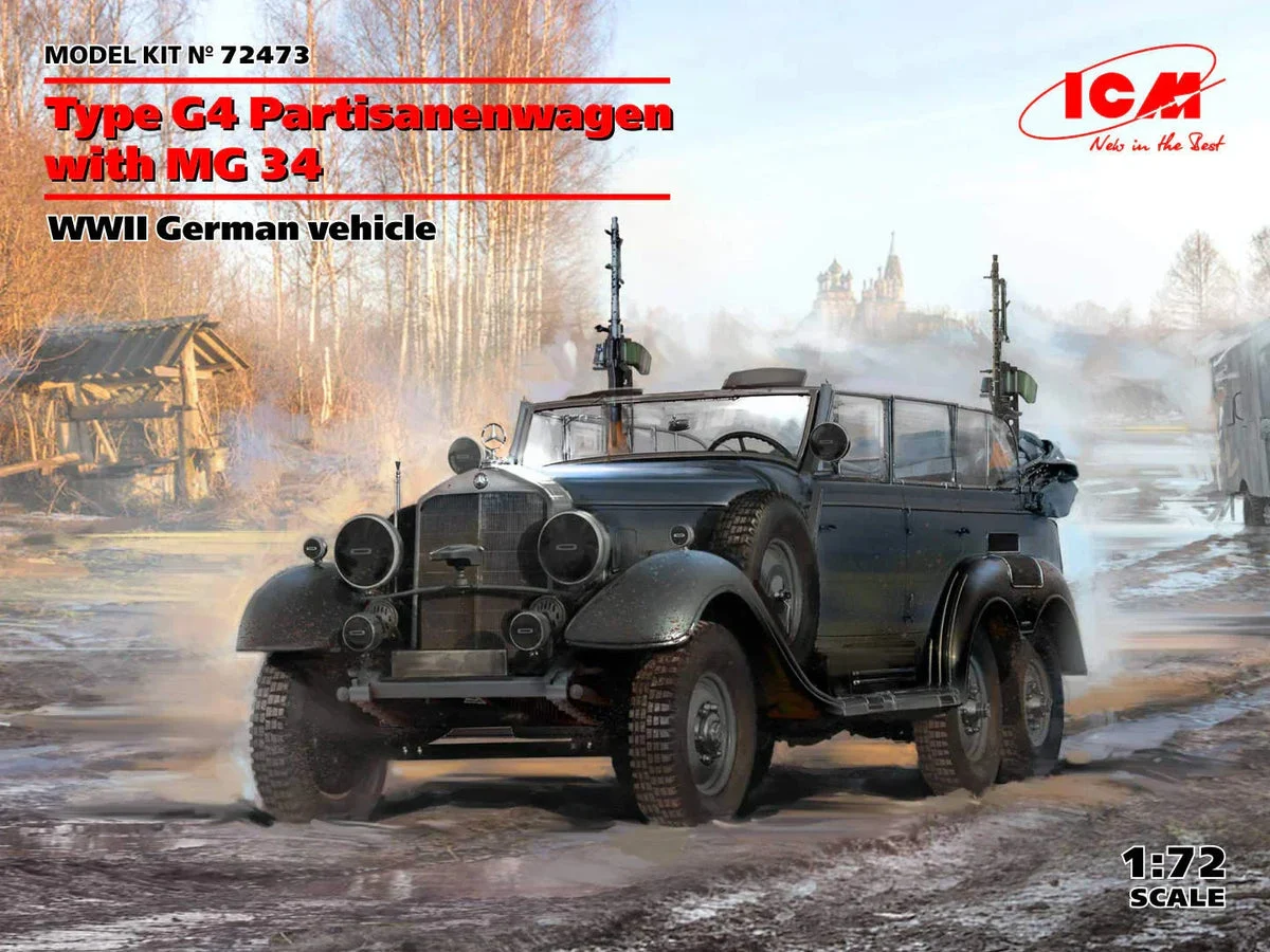 1/72 ICM German Type G4 Partisanenwagen with MG 34 - 72473