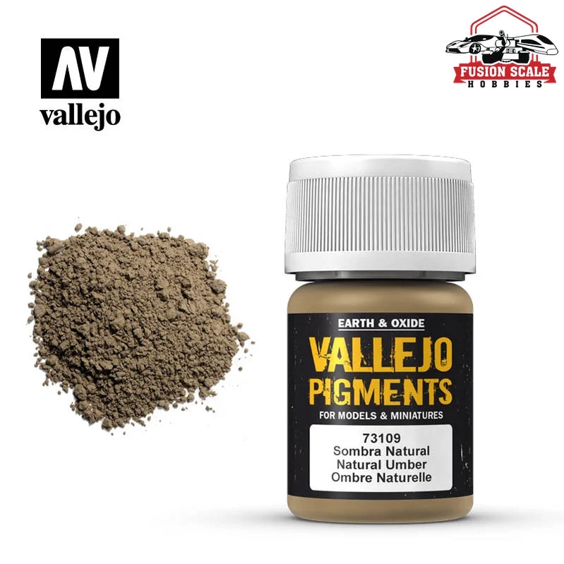 Vallejo Pigment Natural Umber VLJ73109