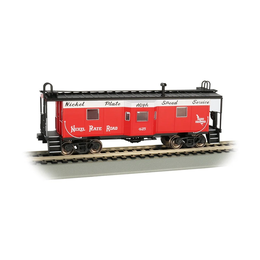 Bachmann HO Scale Bay-Window Caboose NKP w/Roof Walk - BAC73202