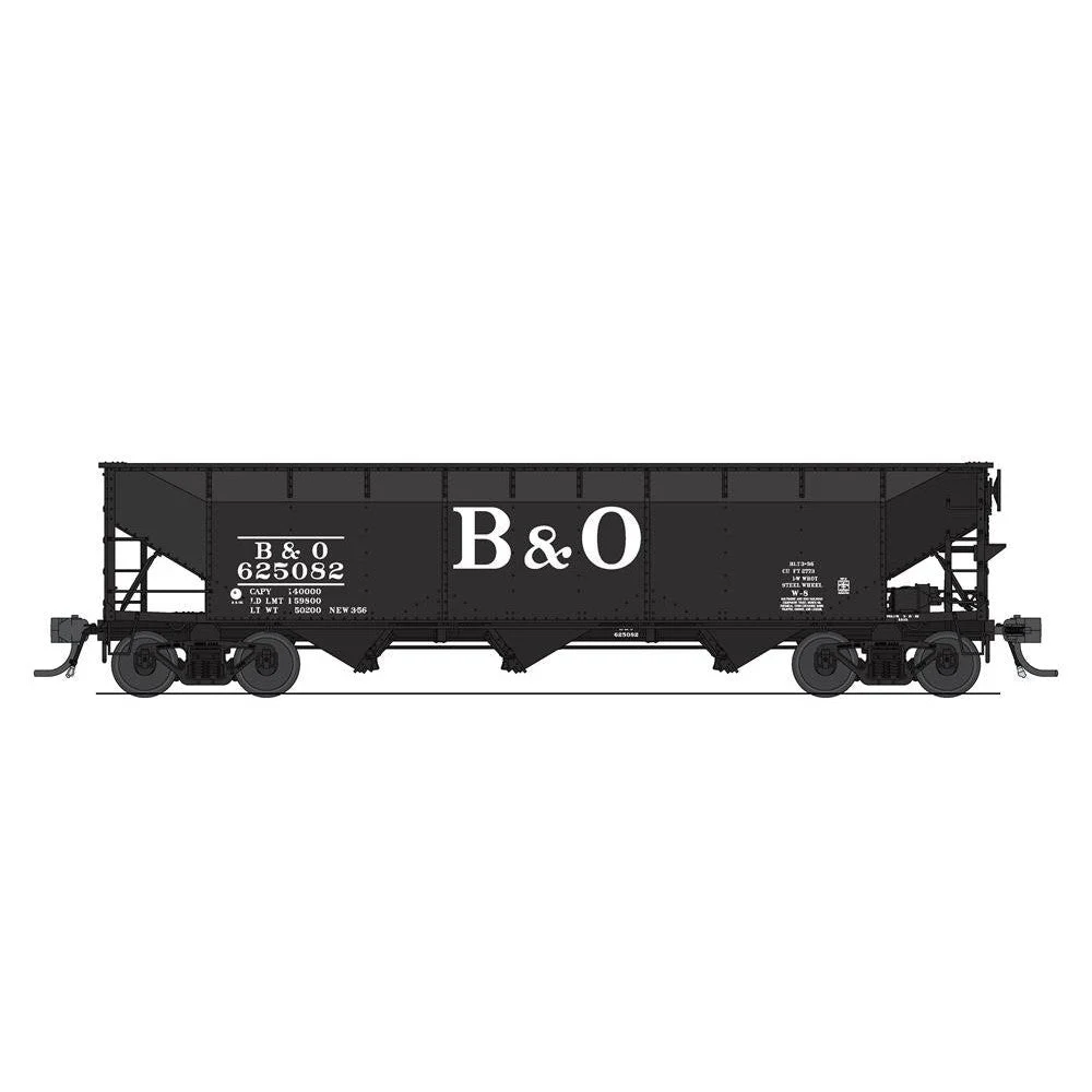 Broadway Limited HO AAR 70t Hopper B&O 625389/blk