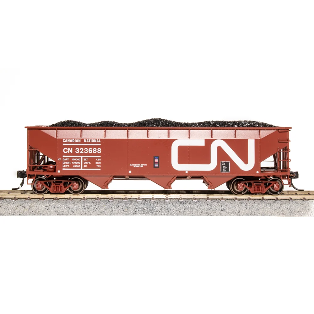 Broadway Limited HO AAR 70t Hopper CN #323688/oxide red