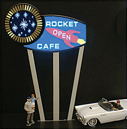 Miller Engineering Rocket Cafe Sign