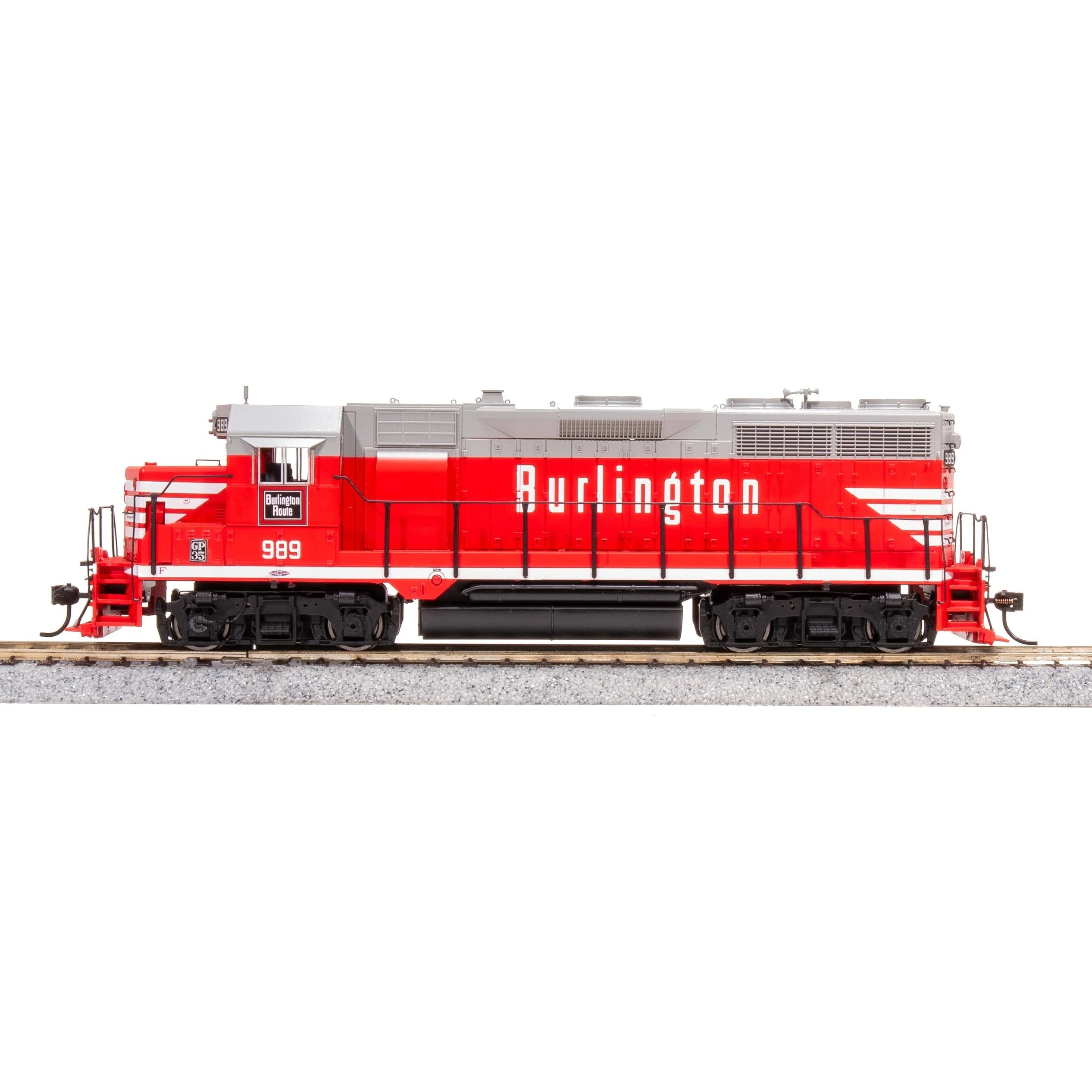 Broadway Limited HO Scale CB&Q EMD GP35 #992 Chinese Red W/DCC Sound - BLI7535