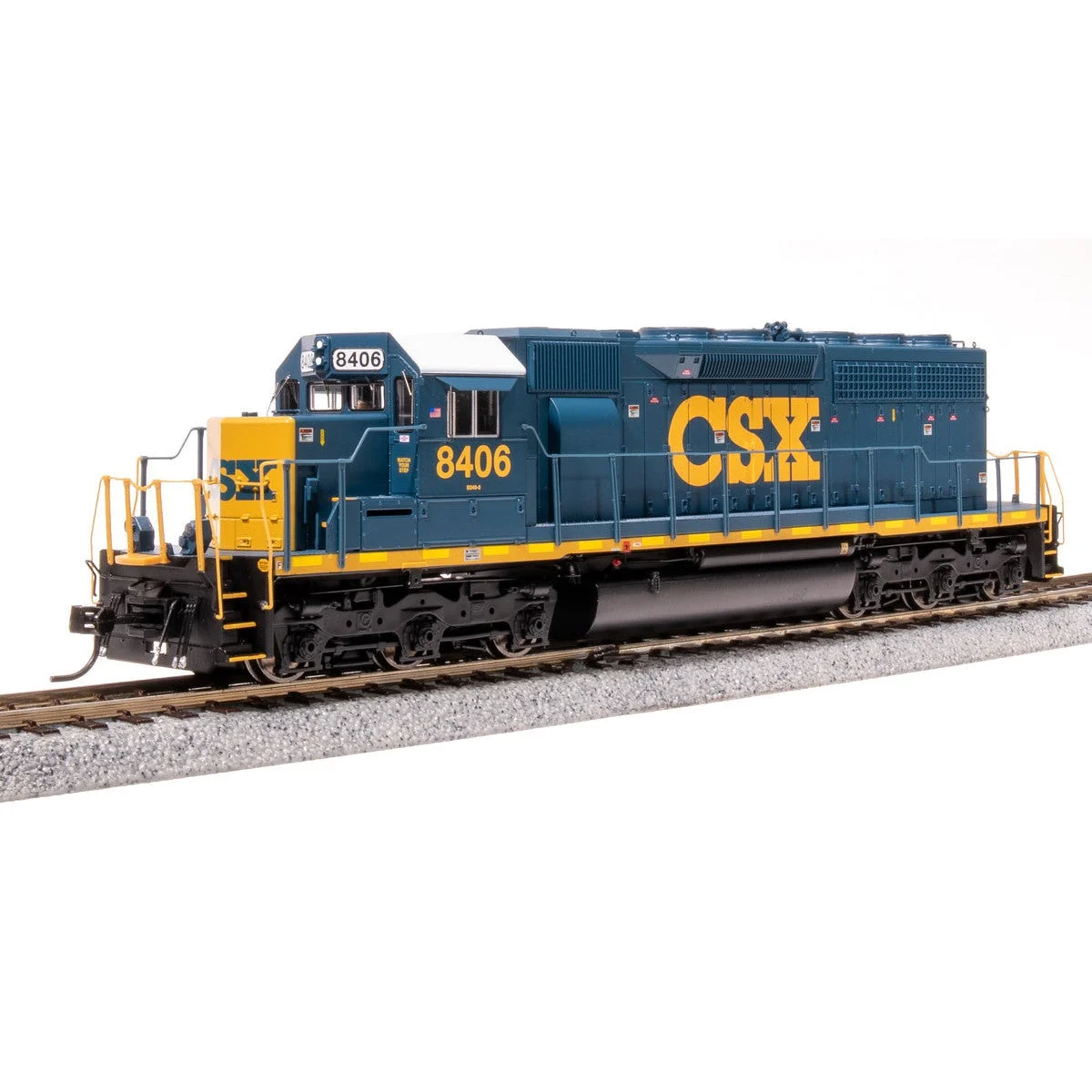 Broadway Limited HO CSX #8413 EMD SD40-2 Stealth Series (DCC/Sound Ready)