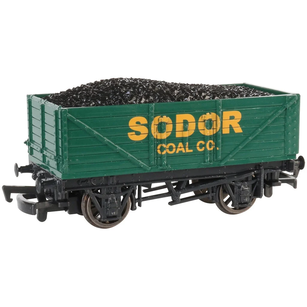 Bachmann HO Scale Thomas & Friend Sodor Coal Co. Wagon with Load - BAC77002
