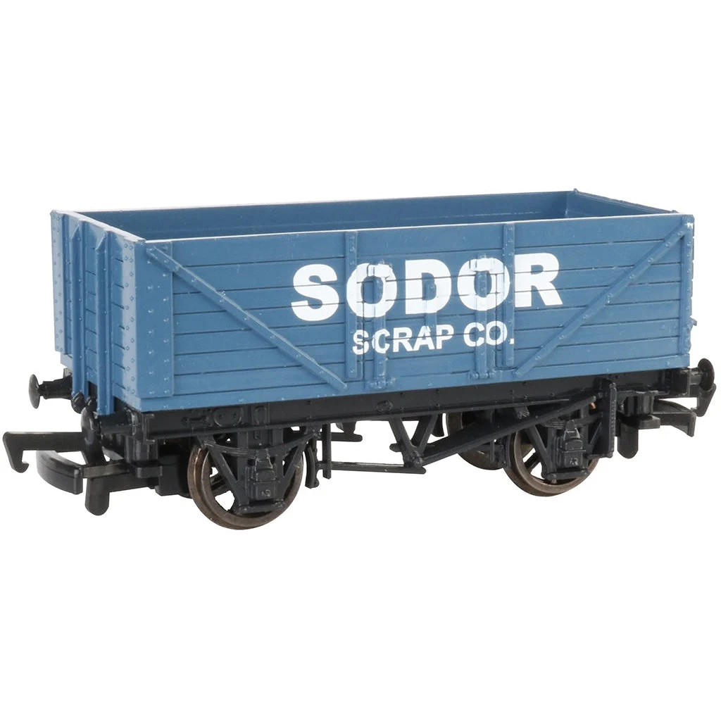 Bachmann HO Scale TTT Sodor Scrap Co. Wagon w/Load - BAC77003
