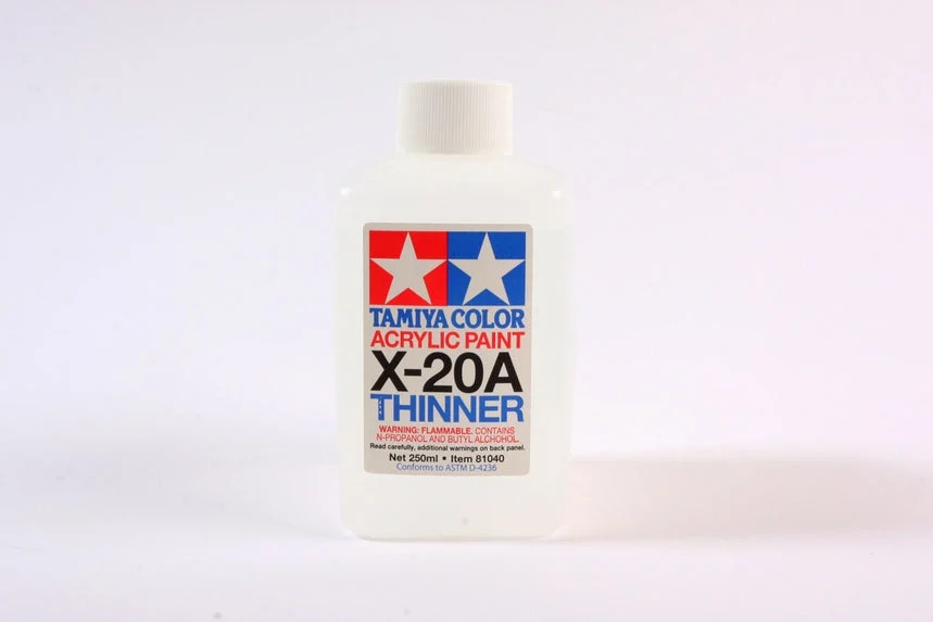 Tamiya Acryl/Poly Thinner X-20A 250Ml - 81040