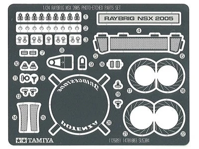 Tamiya 1/24 Raybrig Nsx 2005 Pe Parts - 12609