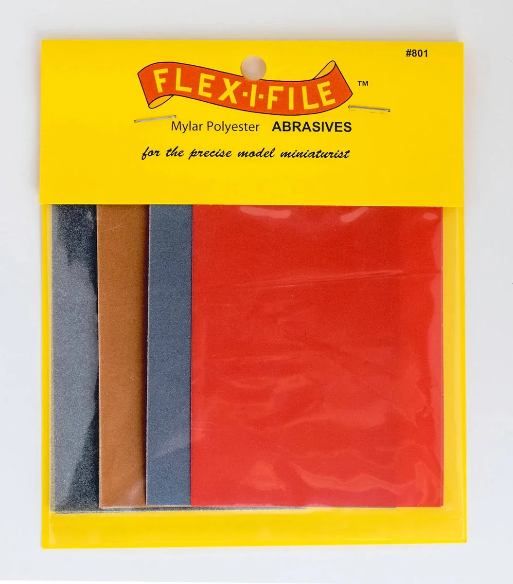 Alpha Abrasives 3"x4" Flex-I-File Abrasive Sheets - #801