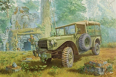 1/35 Roden M37 US 3/4 Ton 4x4 Cargo Truck - 806