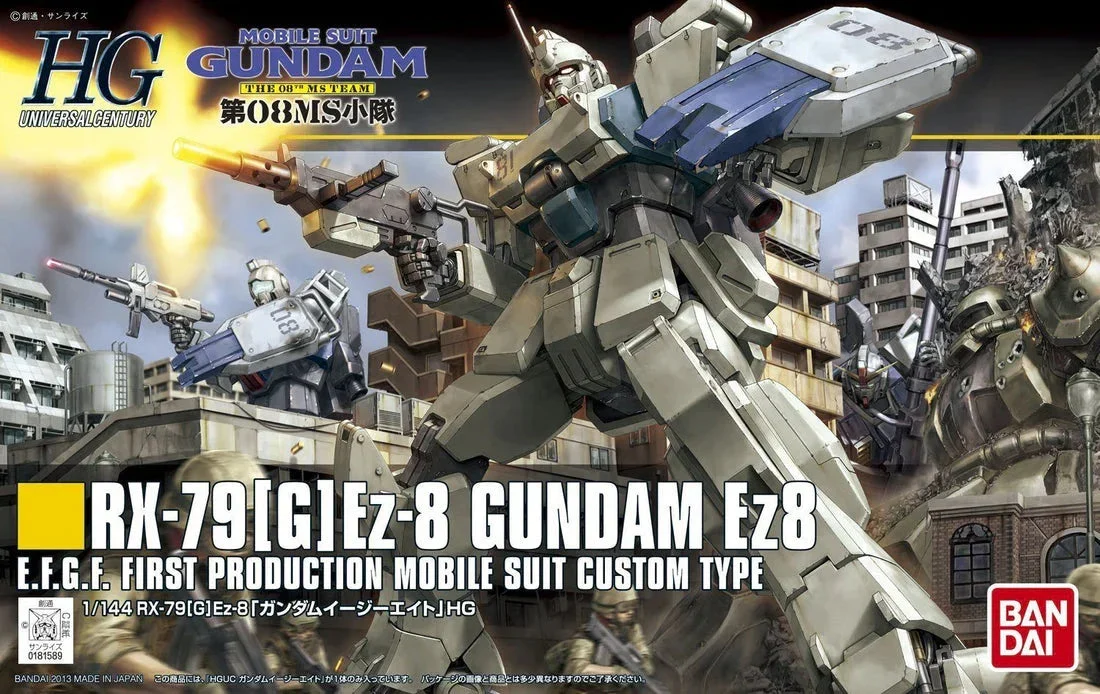 1/144 Bandai Ez8 Gundam 08th MS Team 2203510 - Bandai Namco