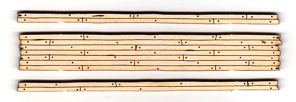 Blair Line 120 Rough-Cut 2-Lane Wood Grade Crossing - Kit 3-9/16" 9cm Long pkg(2) HO Scale