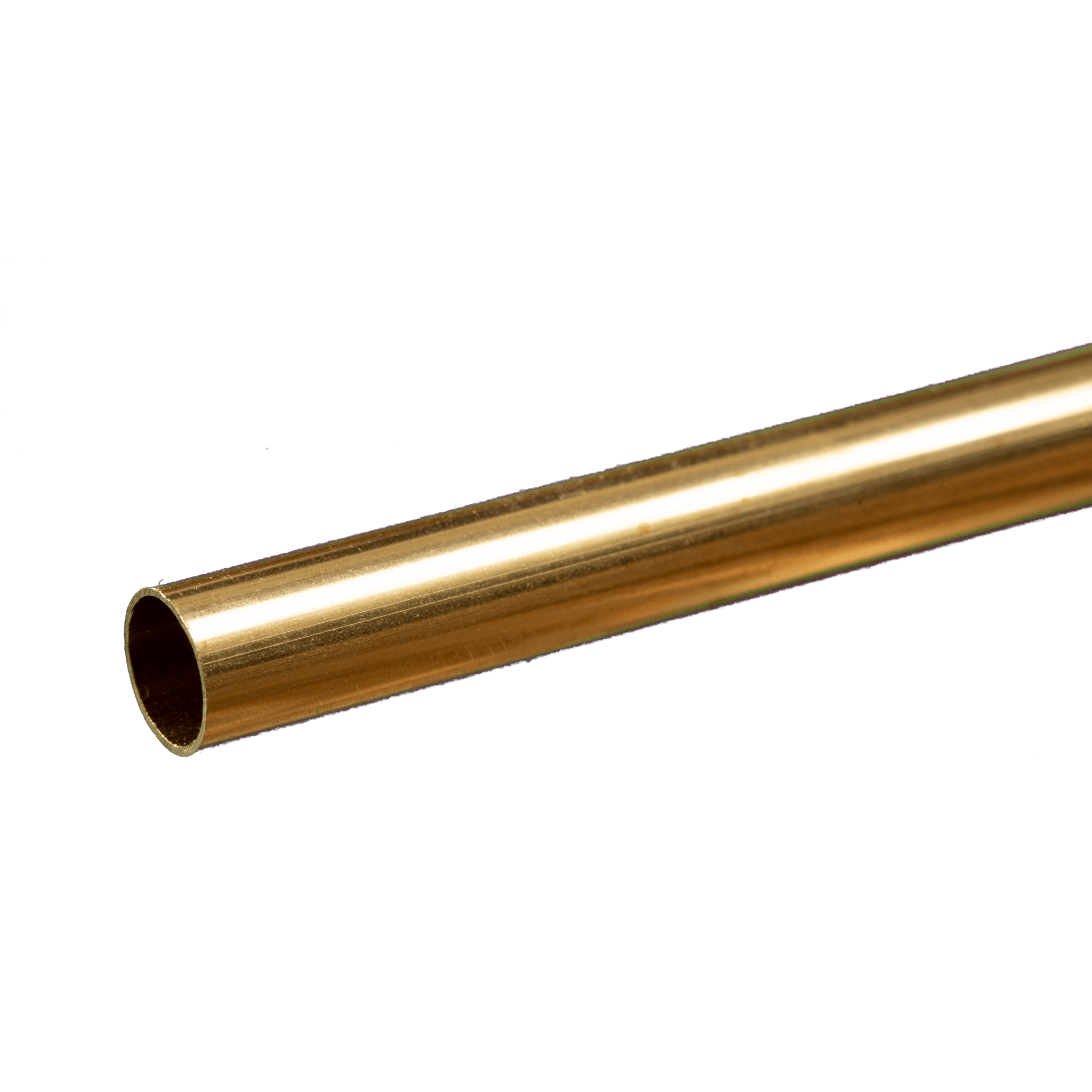 Round Brass Tube: 11/32" OD x 0.014" Wall x 12" Long (1 Piece) - K&S