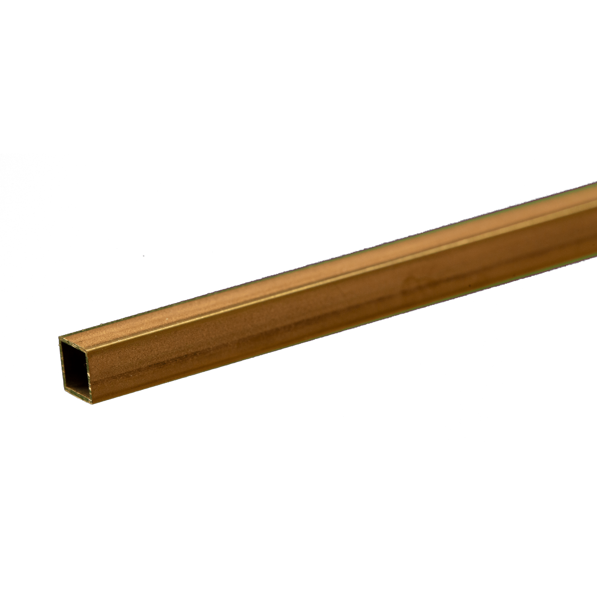 Square Brass Tube: 3/16" OD x 0.014" Wall x 12" Long (1 Piece) - K&S
