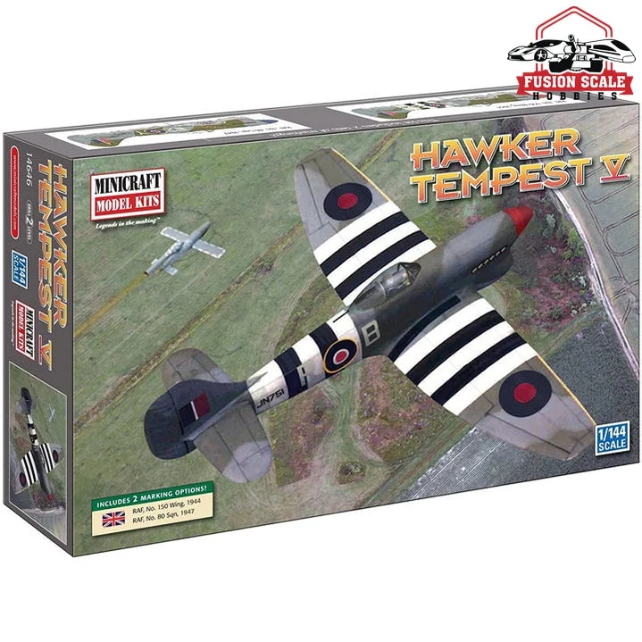 Minecraft Model Kits Hawker Tempest V RAF Aircraft - Minicraft Models