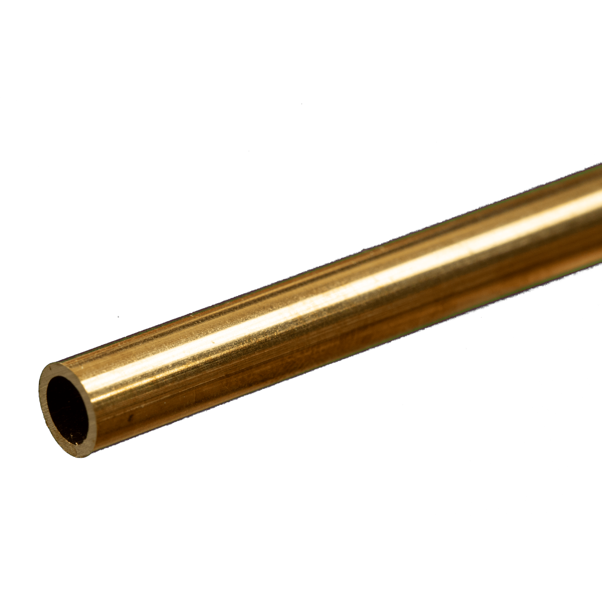 Round Brass Tube: 7/32" OD x 0.029" Wall x 12" Long (1 Piece) - K&S