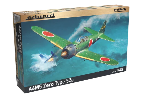 Eduard A6M5 Zero Type 52a 1:48 Overtrees Photo Etch PE-Set – Precision Detail for Zero Model