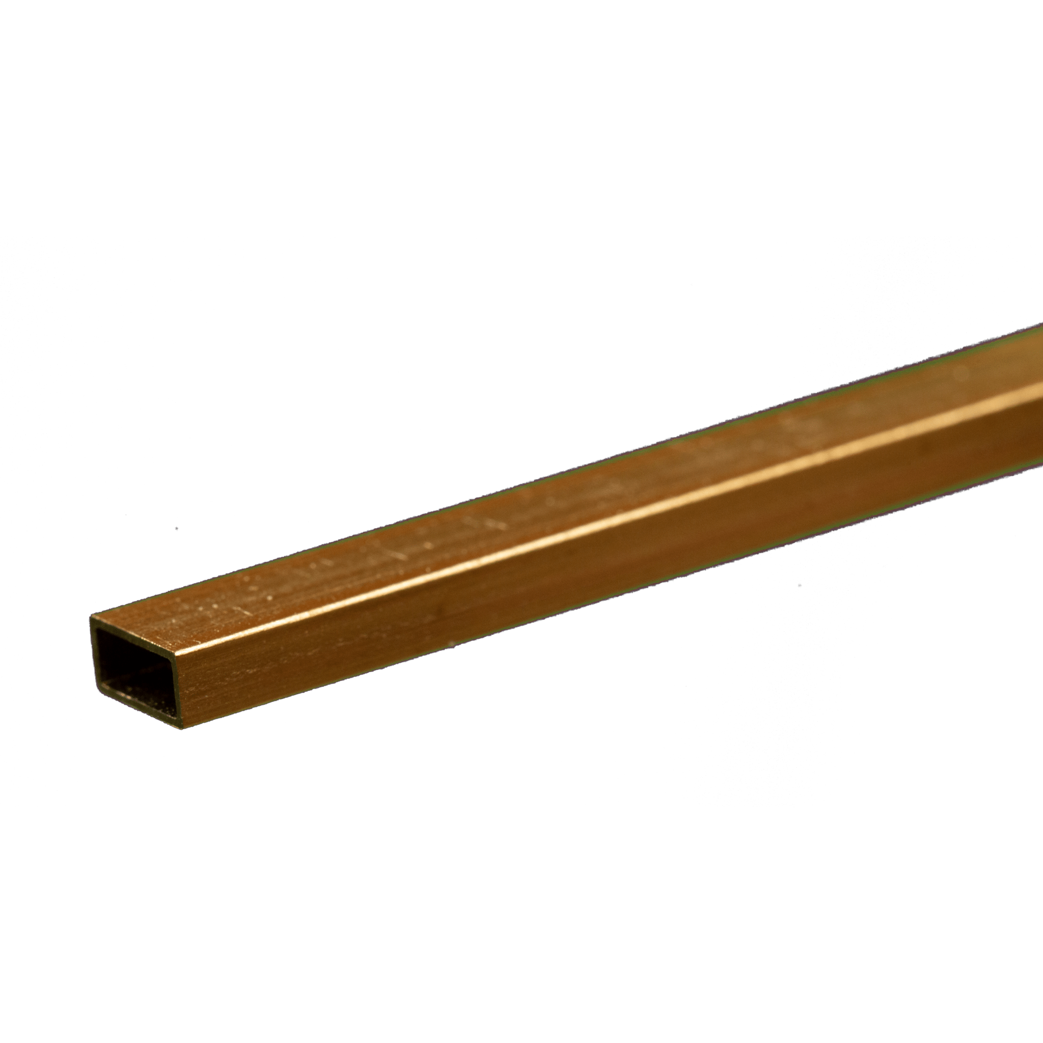 Rectangular Brass Tube: 1/8" X 1/4" x 0.014" Wall x 12" Long (1 Piece) - K&S