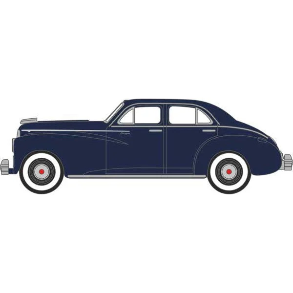 Oxford HO Scale Packard Clipper Touring Sedan 1942 Packard Blue - Oxford Diecast