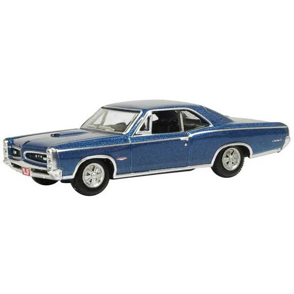 Oxford HO Scale Pontiac GTO 1966 Fontaine Blue - Oxford Diecast