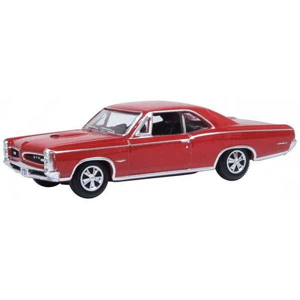 Oxford HO Scale Pontiac GTO 1966 Montero Red - Oxford Diecast