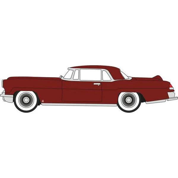 Oxford HO Scale Continental Mark II 1956 Dark Red - Oxford Diecast