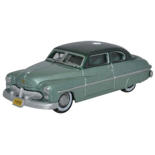 Oxford HO Scale Mercury 8 Coupe 1949 Adelia Green / Mogul Green - Oxford Diecast